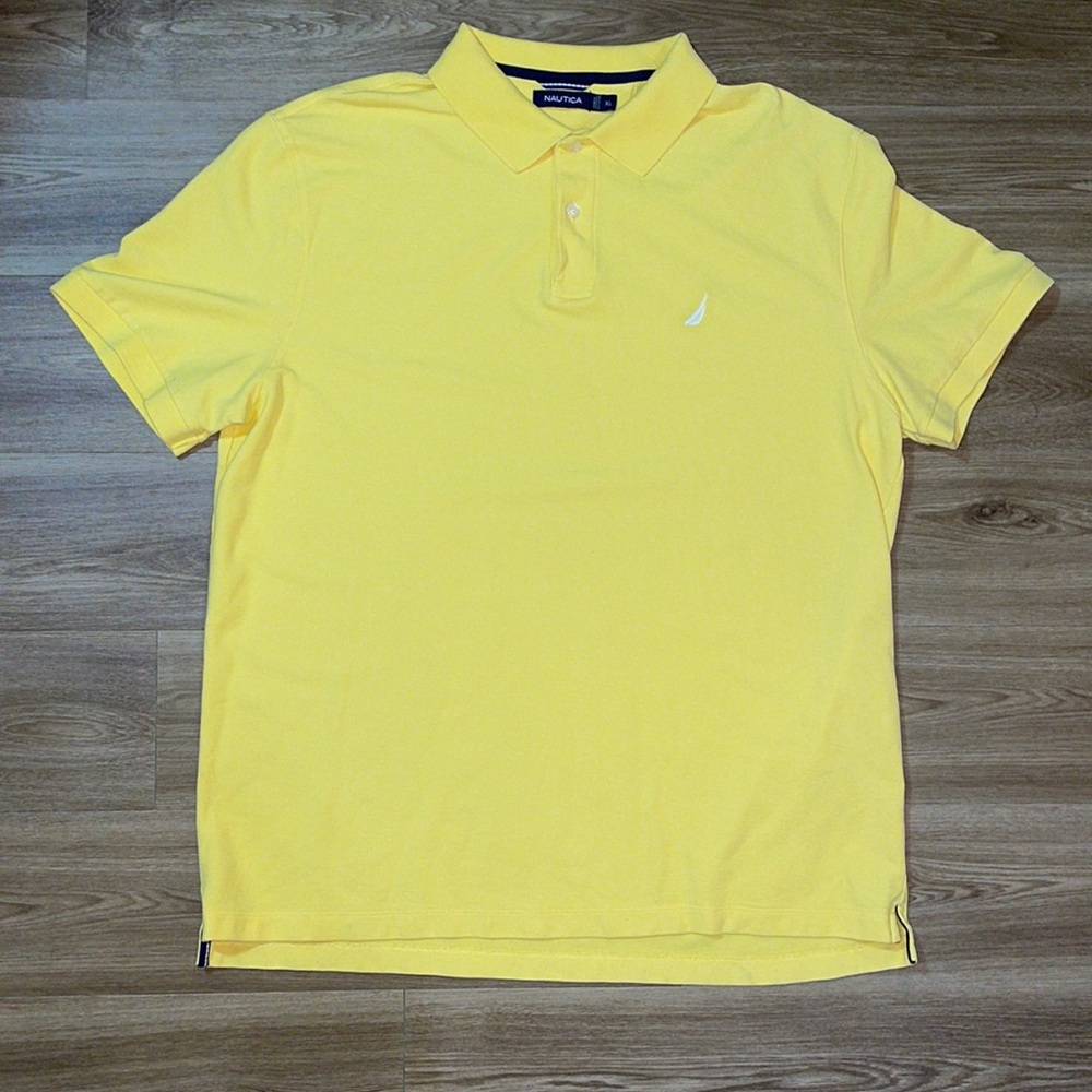 Yellow Nautica XL Polo Tee Shirt